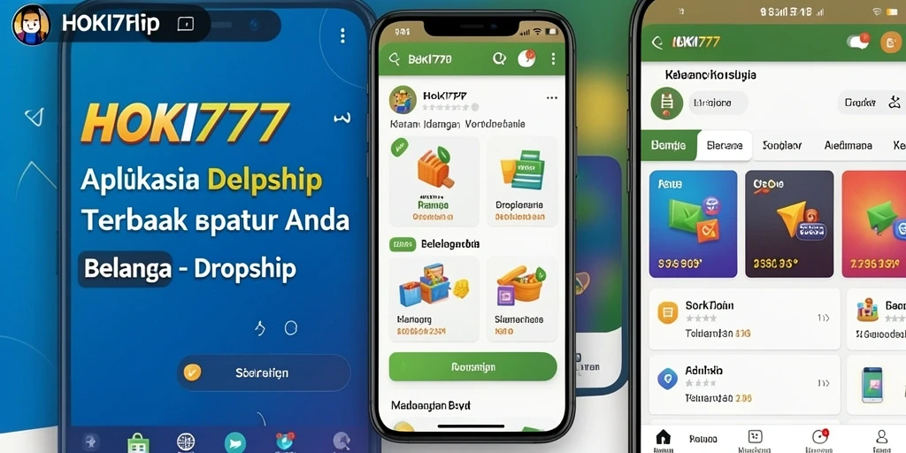 Antarmuka HOKI777 yang user-friendly untuk dropship.