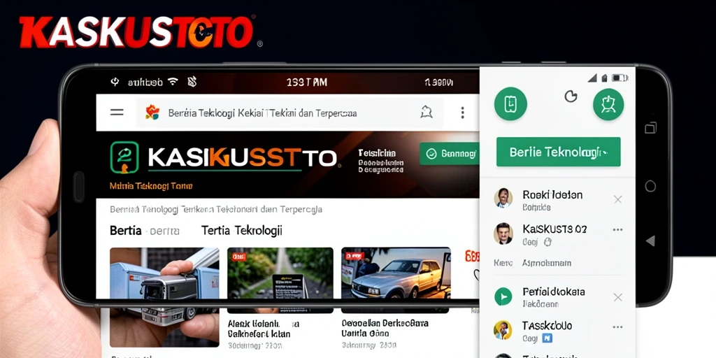 Tampilan antarmuka KASKUSTOTO yang user-friendly dan informatif.