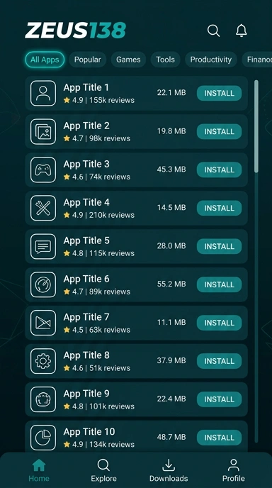Aplikasi Populer & Kanal Uji di zeus138 — Temukan Akses Terbaik!