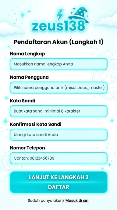 Panduan Registrasi Akun Baru zeus138 untuk Pengguna Indonesia